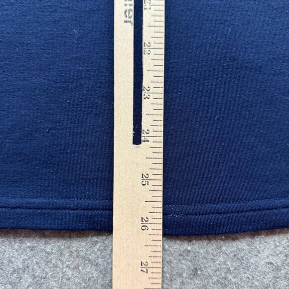 Ten Thousand Over Zip 1/4 Zip Men L Blue Pullover Polyester Stretch Breathable c - Picture 10 of 13